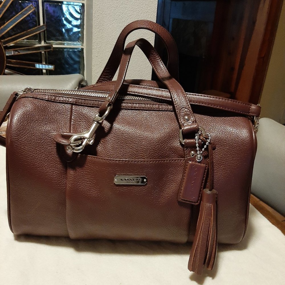 Coach Leather Satchel Crossbody